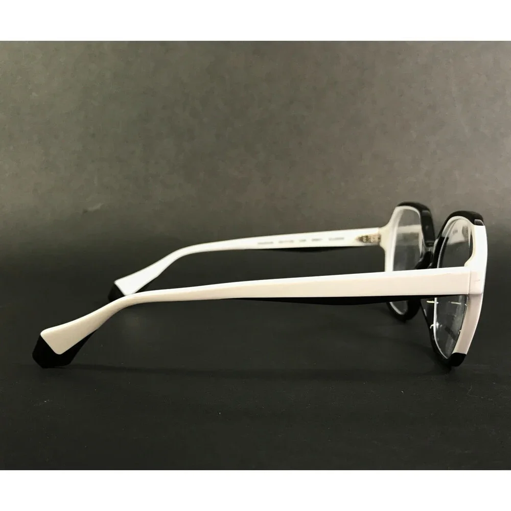Gigi Studios Eyeglasses Frames ILLUSION 1458 6880/1 Black White Fade 53-17-140